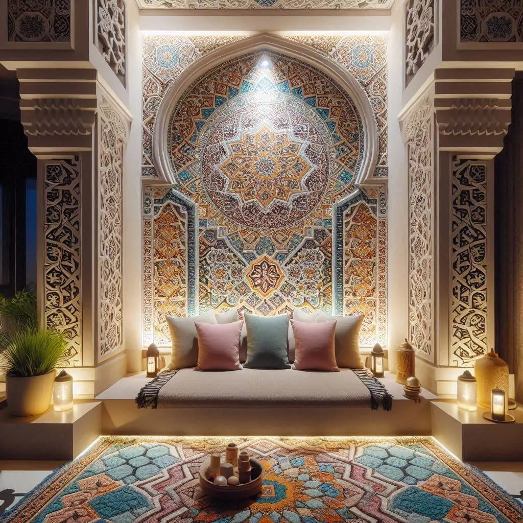 Suudi ev mihrap dekorasyonu (4)	